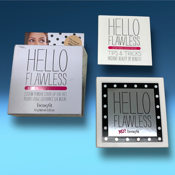 NEW Benefit Cosmetics Hello Flawless Powder Cover Up I'm Cute as a Bunny Honey - Picture 1 of 5
